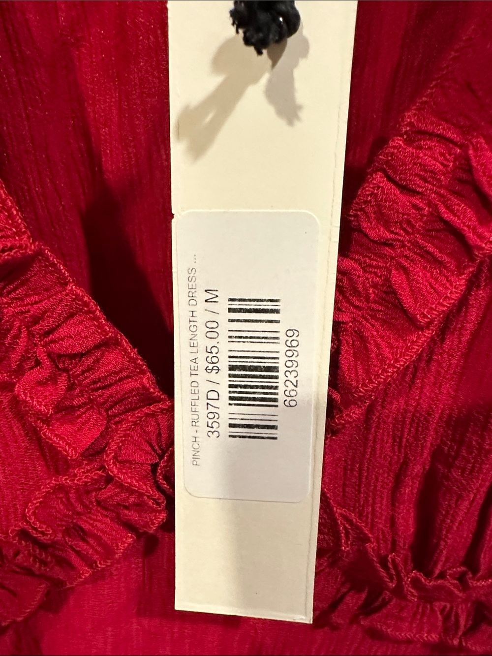 Pinch Red Ruffle-Tier Maxi Dress - Picture 3 of 4